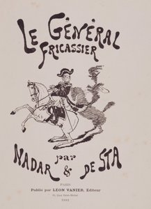 Bogen "den generelle fricassier" af Gaspard Felix Tournachon dit Felix Nadar (1820-1910) og Henri De Sta (1846-1920). Leon Vanier redaktør af Nadar