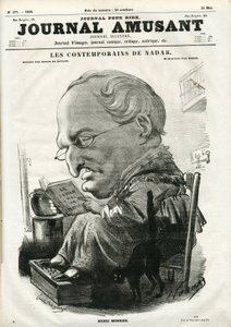 Forside til "Le Journal Amusant", 05. maj 1859 (gravering) af Nadar