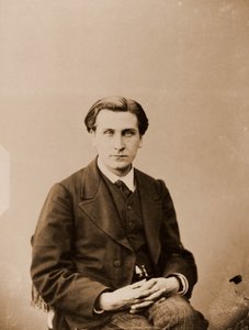 Portræt af Francois Coppee, digter 1842-1908 (foto) af Nadar