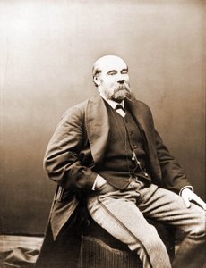 Portræt af Paul Feval, filetonist fra Gaboriau og Ponson du Terrails periode 1817-1887 (foto) af Nadar