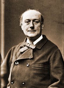 Portræt af Theodore de Banville, digter 1823-1891 (foto) af Nadar
