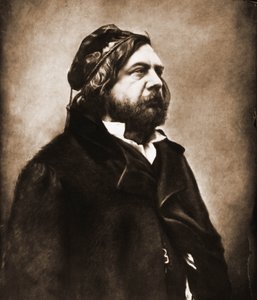 Portræt af Theophile Gautier, digter 1811-1872 (foto) af Nadar