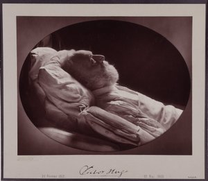 Victor Hugo på sit dødsleje, 22. maj af Nadar