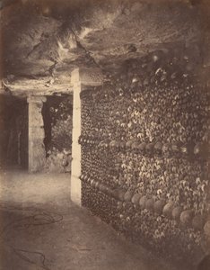 Katakomberne, Paris, april 1862. af Nadar