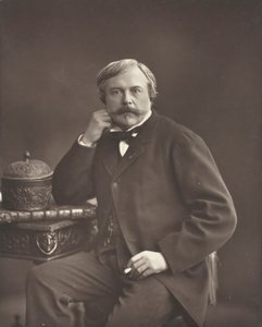 Edmond de Goncourt fransk forfatter og kritiker, 1822-1896, ca. 185376. af Nadar