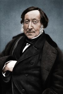 Gioachino Rossini 1792-1868, italiensk komponist af Nadar