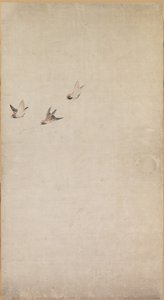 Hvalpe, spurve og krysantemum, 1754-1799.