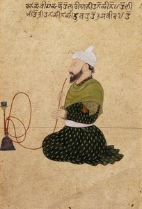 Portræt af Raja Devi Chand af Kahlur