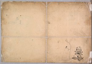 To elefanter kæmper i en gård foran Muhammad Shah af Nainsukh