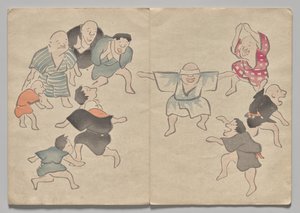 Scene fra The Kōrin Picture Book (bind 1) af Nakamura Hochu