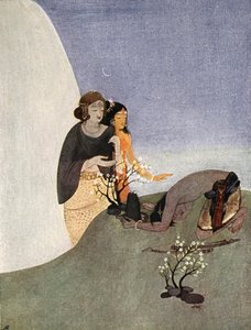 Kirat-Arjuna, 1913. af Nandalal Bose