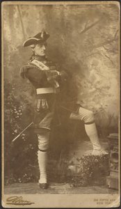 [John Drew, Jr. som kaptajn Plume fra "The Recruiting Officer"] af Napoleon Sarony