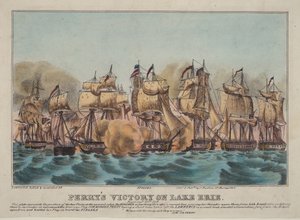 Perrys sejr på Eriesøen af Napoleon Sarony