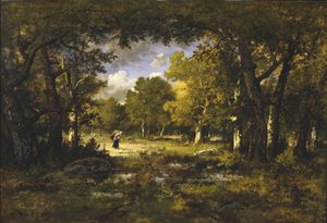 Rydning i en Skov, 1874