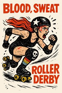Blod, sved og roller derby