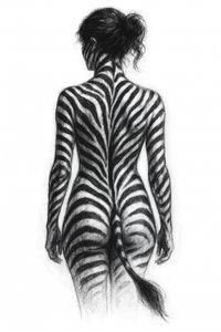 Den elegante zebrakvinde