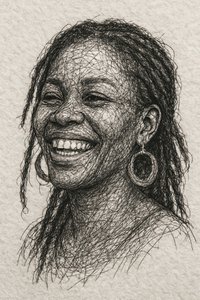 Glade dreadlocks smiler af Natalie Bruns