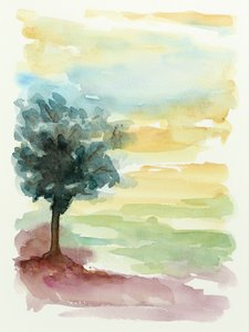 Solnedgang ved Lone Tree af Natalie Bruns