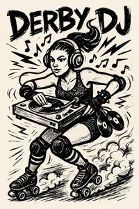 Roller Derby-DJ af Natalie Bruns