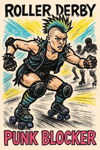 Roller Derby Punk Blocker af Natalie Bruns