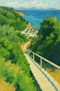 Trapperne ved Sunny Beach af Natalie Bruns