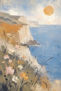 Solrige kystblomster af Natalie Bruns