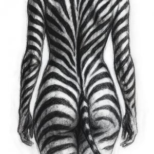 Figur med zebrastriber
