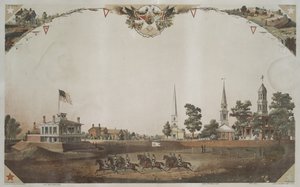Udsigt over den offentlige plads, Atlanta, Georgia af Nathan B. Abbott