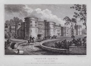 Skipton Castle, sæde for jarlen af Thanet (gravering)