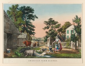 Amerikanske gårdscener. Nr.2 af Nathaniel Currier