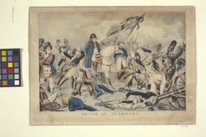 Battle Of Waterloo, 18. juni af Nathaniel Currier
