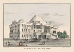 Capitol i Washington af Nathaniel Currier