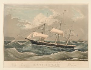 Clipper skib af Nathaniel Currier