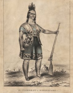 E. Forrest som Metamora