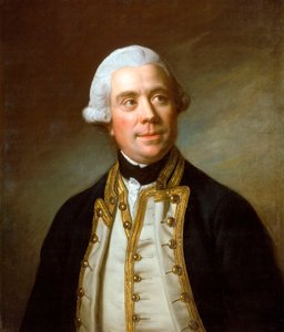 Captain the Honourable Samuel Barrington (1729-1800), ca. 1770 (olie på lærred) af Nathaniel Dance