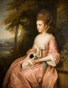 Portræt af Miss Hargreaves, 1750-1800.