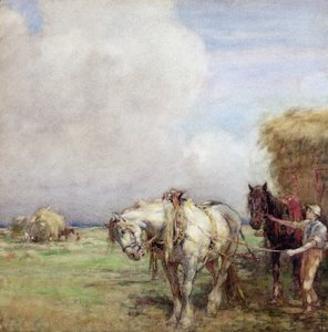 Høvognen (wc på papir) af Nathaniel Hughes John Baird