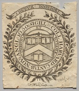 Bogskilt: Seal of Harvard College