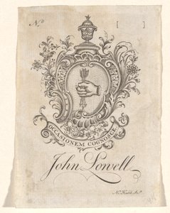 Bogplade af John Lowell af Nathaniel Hurd