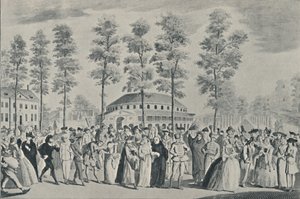 Jubilæumsballet i Ranelagh Gardens, 26. april 1749, 1920