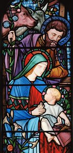 The Nativity, ca. 1863 (farvet glas)