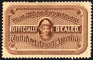 Posthussegl, ca. 1879.