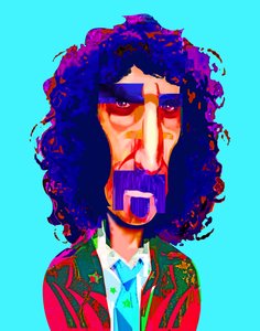 Frank Zappa, 2021 (digital) af Neale Osborne