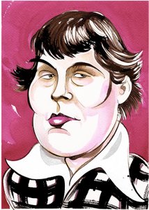 Galina Ustvolskaya - farvekarikatur af Neale Osborne