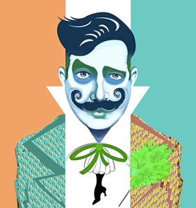 Georges Feydeau, 2021 (digital) af Neale Osborne