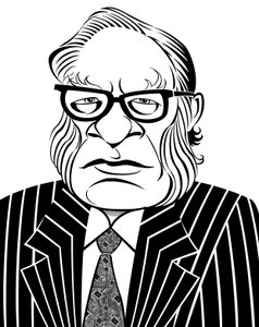 Isaac Asimov, 2019 (digital) af Neale Osborne