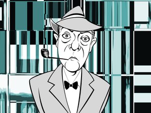 Jacques Tati (digital) af Neale Osborne