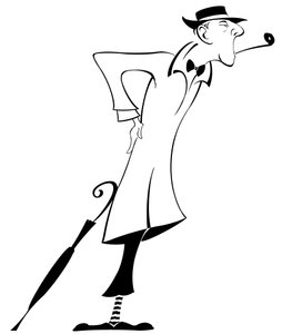 Jacques Tati (digital) af Neale Osborne