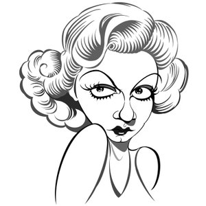 Jean Harlow, 2018 (digital) af Neale Osborne