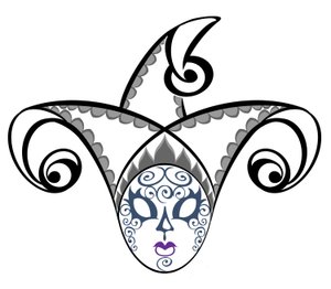 Jester Mask, 2023 (digital) af Neale Osborne